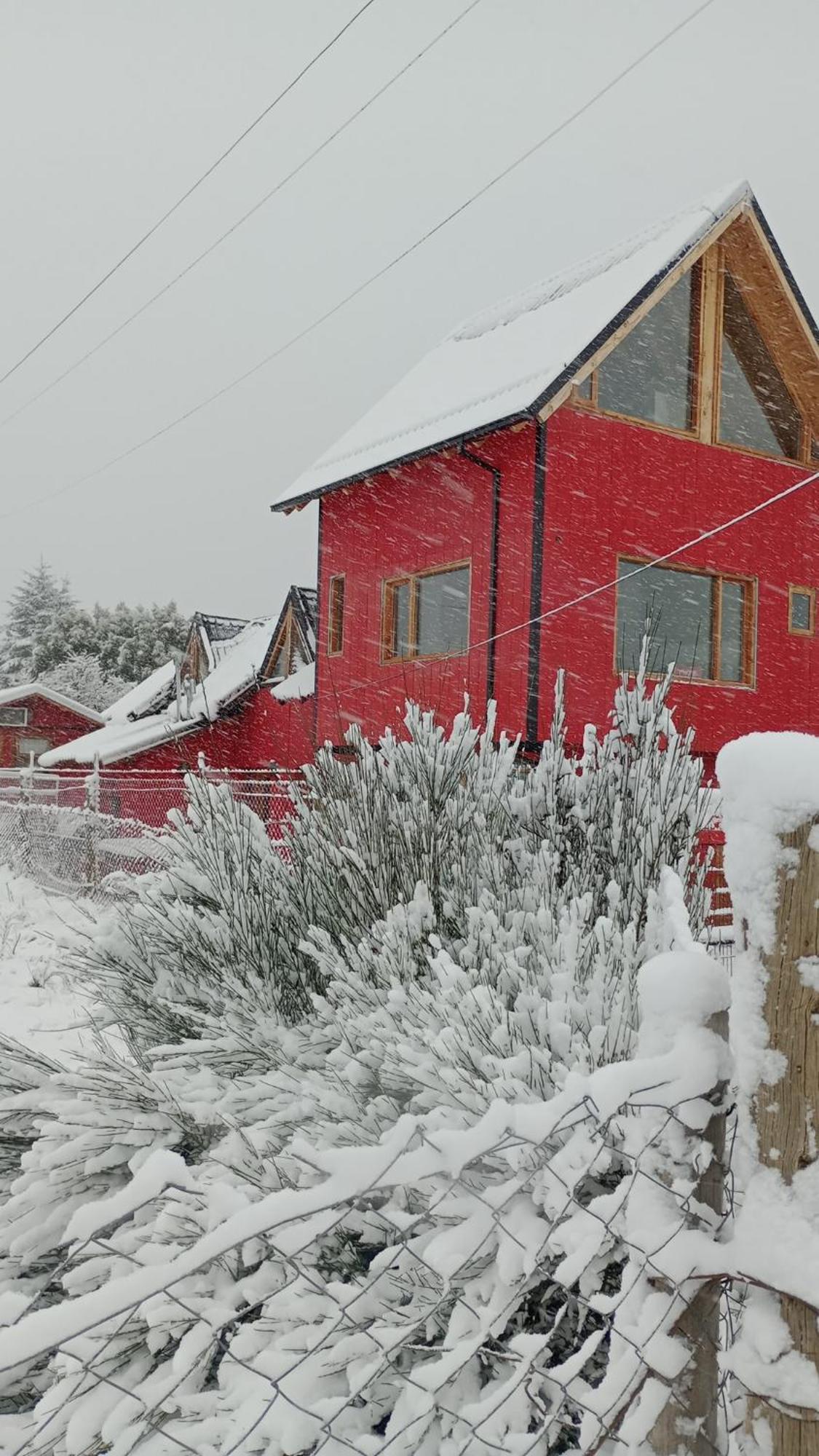 Villa Casa Roja Dina Huapi Exterior foto